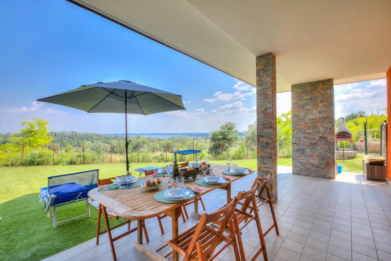 Villa Teresa Apt Lake Garda View - Happy Rentals Soiano Del Lago Exteriér fotografie
